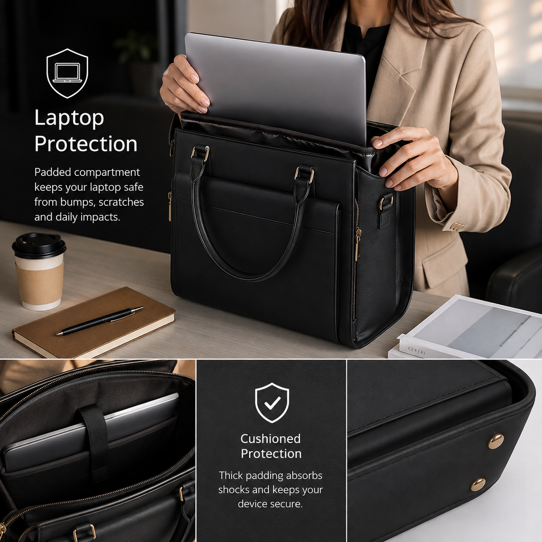 Professional Laptop Bag – Protect, Organize & Carry in Style