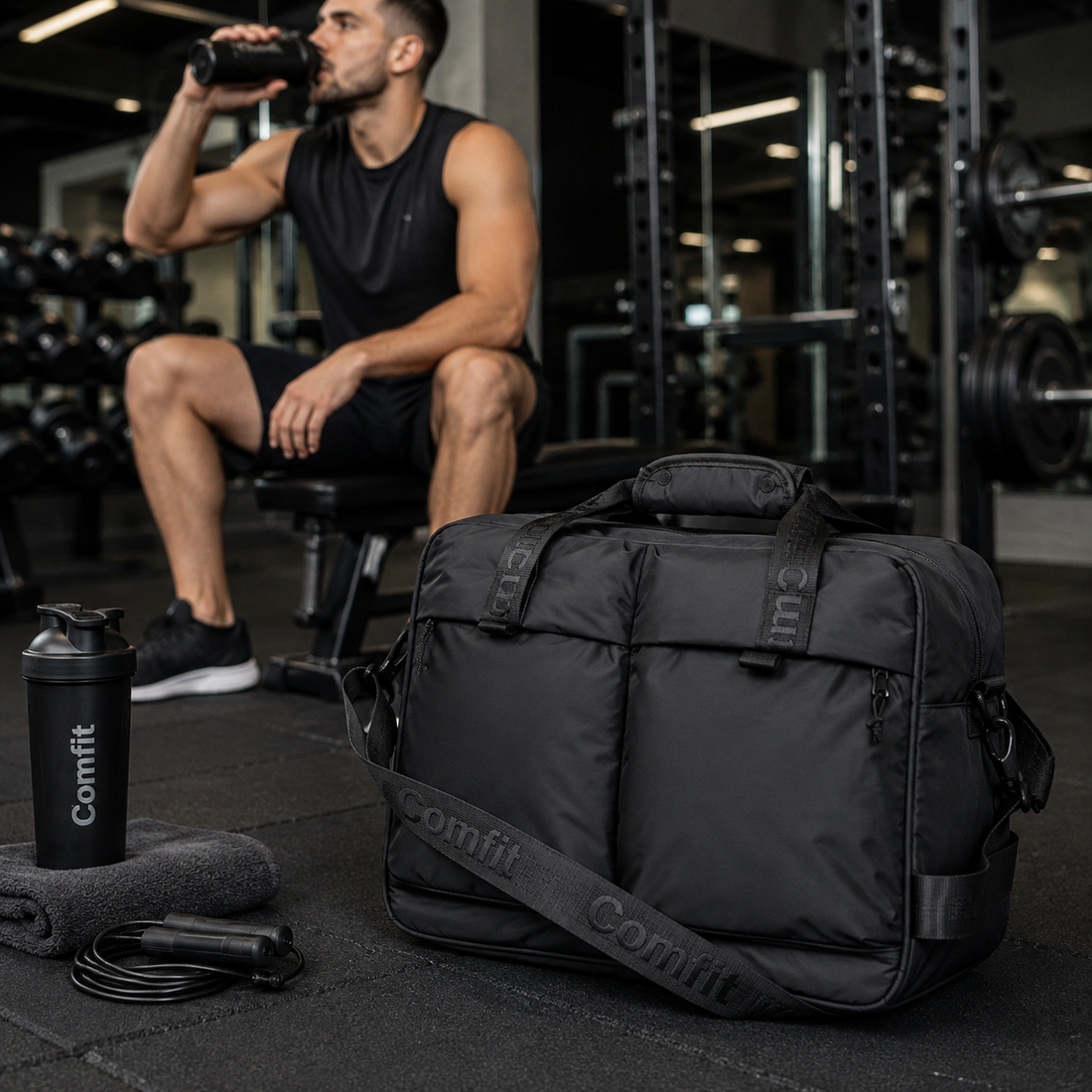 Premium Multi-Compartment Gym Bag – Organize Your Gear & Train Ready